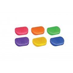 Plasdent TROPICAL RETAINER BOX (12 pcs/box) - ASSORTED COLORS